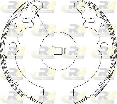 Тормозные колодки RoadHouse задние для Suzuki Ignis II (HR) 2003-2008. Артикул 4143.00