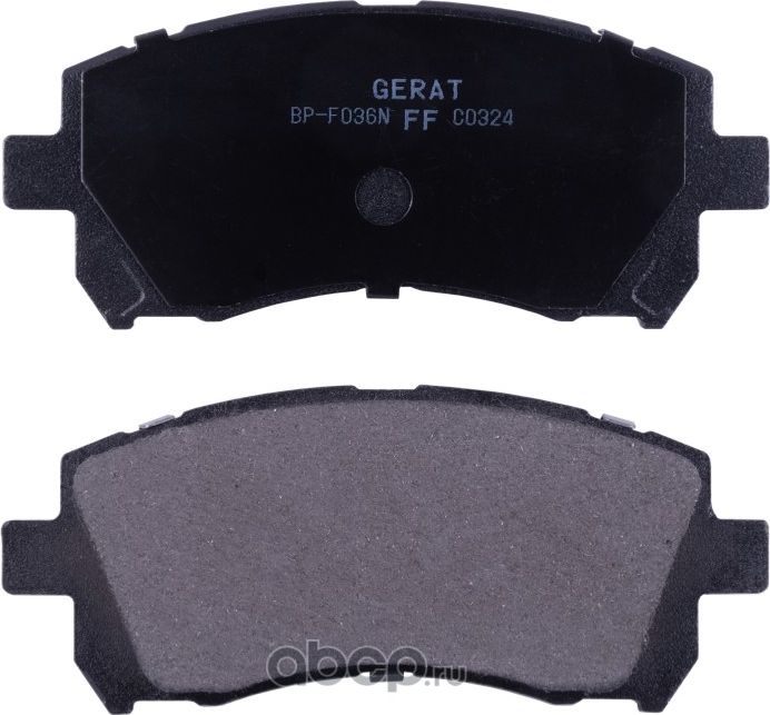 Тормозные колодки Gerat BP-F036N (передние) Normal Gerat. Артикул BPF036N