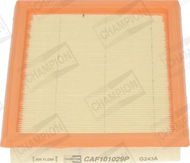 Воздушный фильтр Champion для Subaru Legacy I 1989-1994. Артикул CAF101029P