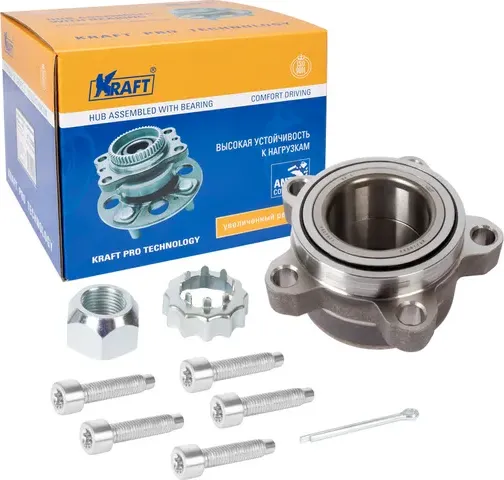 Подшипник ступицы передний (компл.) (Kraft). Артикул KT110060