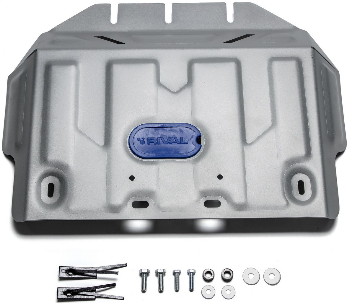 Защита алюминиевая Rival для картера Lexus GX 460 2009-2013 2013-2026 (устанавл-ся совместно с 333.9516.1). Артикул 333.5784.1