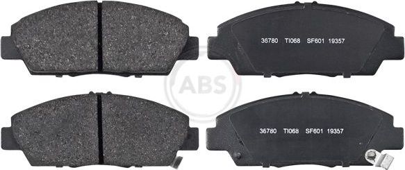 Тормозные колодки ABS. Артикул 36780