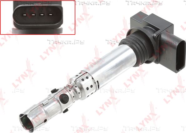 Катушка зажигания LYNXauto для Volkswagen Fox I 2005-2011. Артикул SPL1145