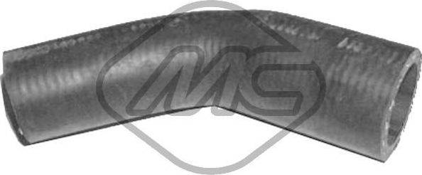 Патрубок радиатора (системы охлаждения) Metalcaucho (Резина с тканевым включением). Артикул 07964