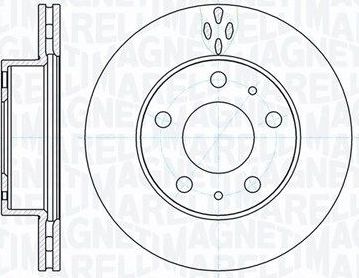 Тормозной диск Magneti Marelli. Артикул 361302040166