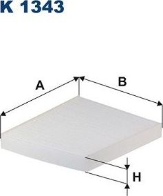 Салонный фильтр Filtron. Артикул K 1343