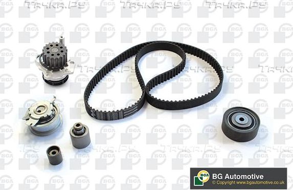 Помпа (водяной насос) с комплектом ремня ГРМ BGA для Skoda Octavia A5 2004-2013. Артикул TB0190CPK