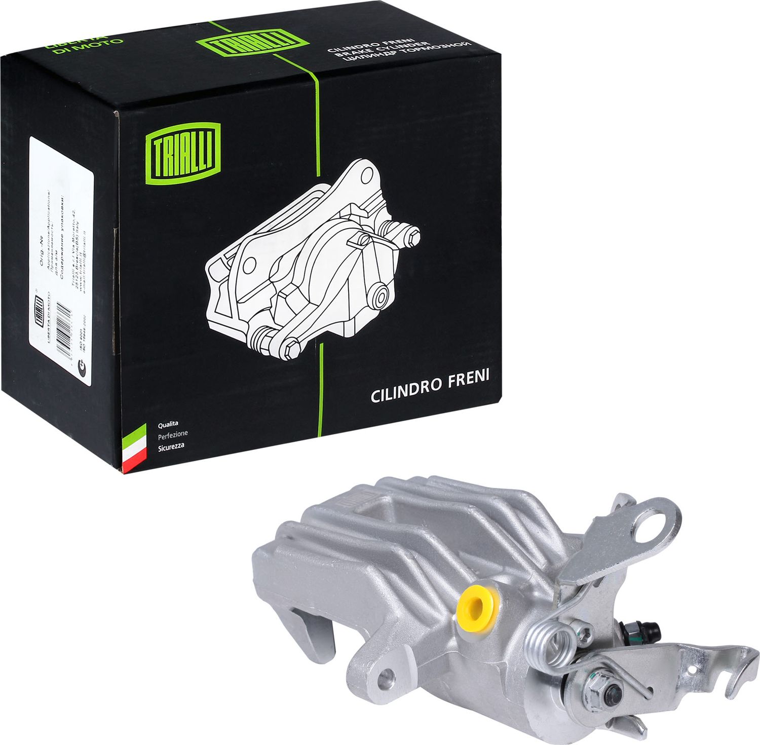 Тормозной суппорт Trialli задний правый для Volkswagen Golf Plus I 2004-2013. Артикул CF 182066