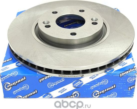 Диск тормозной передний (Riginal). Артикул RGDF6108S