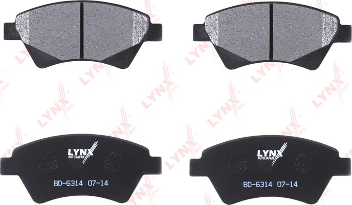 Тормозные колодки LYNXauto. Артикул BD-6314