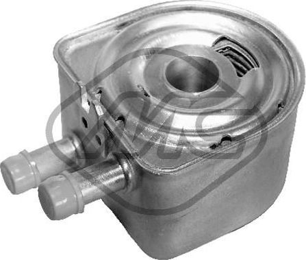 Радиатор масляный (маслоохладитель) для двигателя Metalcaucho (алюминий). Артикул 05401