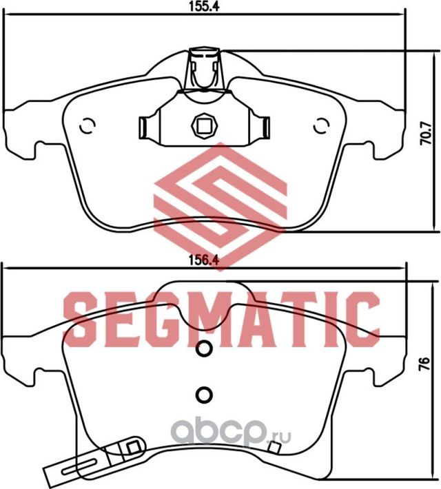 Колодка торм диск пер Opel Astra 1.6 2006-2014 Opel Astra 1.6 2006-2010 Opel Ast (Segmatic). Артикул SGBP2603