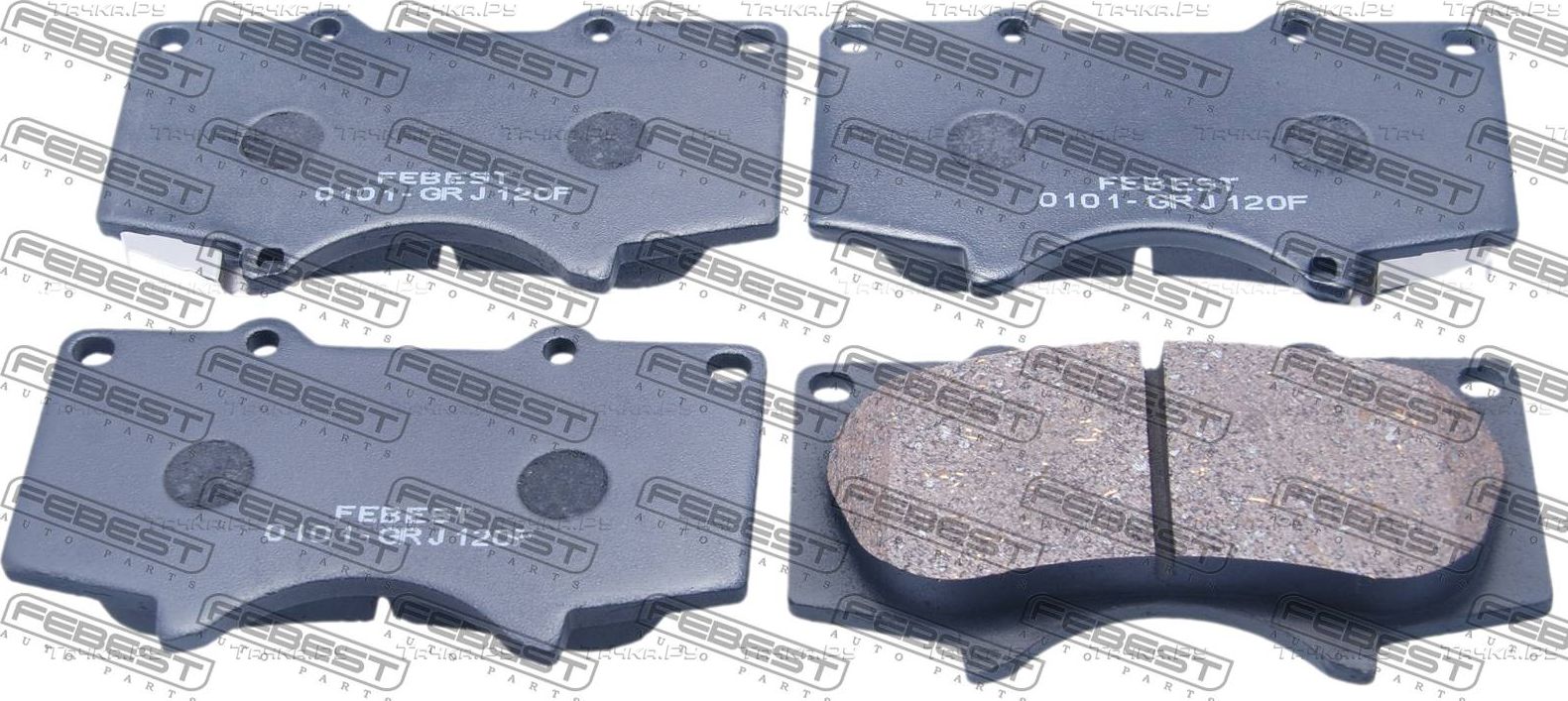 Тормозные колодки Febest передние для Toyota 4Runner IV 2002-2009. Артикул 0101-GRJ120F