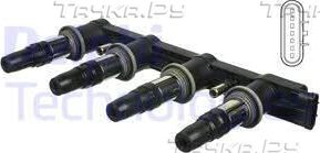 Катушка зажигания Delphi для Chevrolet Cruze II 2012-2026. Артикул CE01840-12B1A