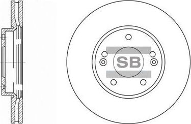 Тормозной диск Sangsin Hi-Q. Артикул SD2002