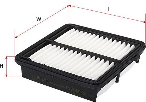 Воздушный фильтр Sakura. Артикул A-16810