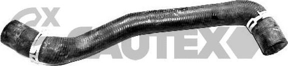 Патрубок радиатора (системы охлаждения) Cautex. Артикул 081051