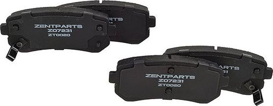 Тормозные колодки Zentparts. Артикул Z07231
