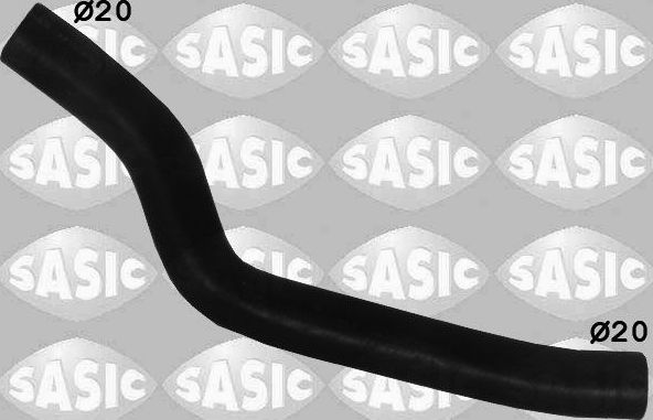 Патрубок радиатора (системы охлаждения) Sasic правый для SEAT Arosa I 1997-2004. Артикул 3406188
