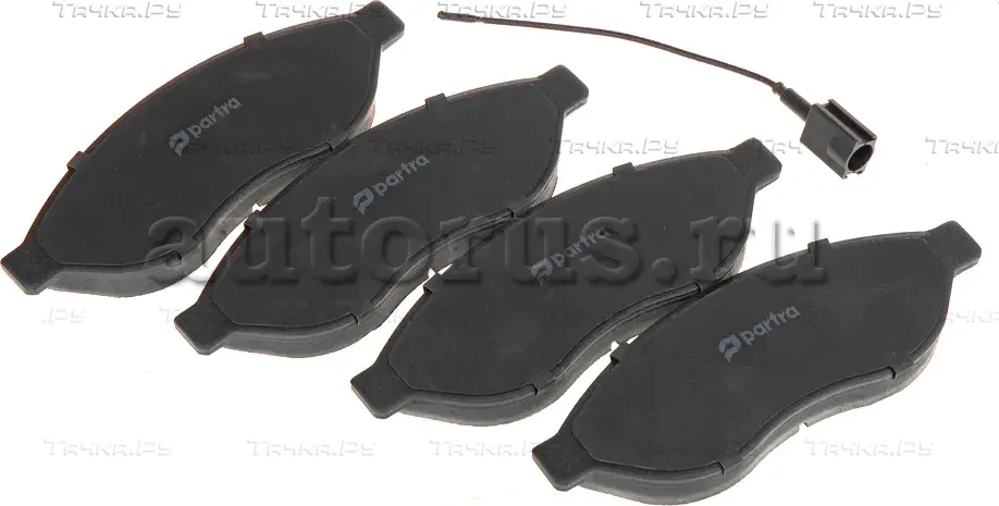 К-т торм. колодок fr fiat ducato, psa jumper/boxer (Partra). Артикул BP6082