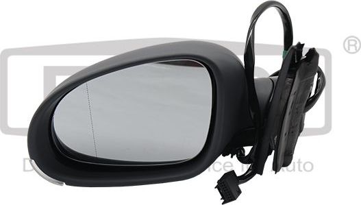 Зеркало боковое (в сборе) DPA левое для Volkswagen Golf VI 2007-2013. Артикул 88570098102