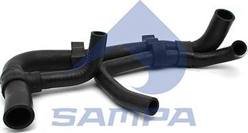 Патрубок системы охлаждения (радиатора) Sampa для Scania P 2003-2015. Артикул 043.389