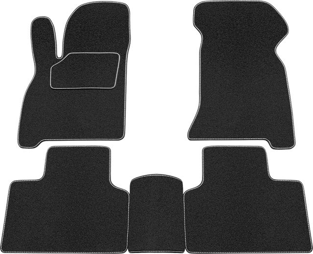 Коврики Rezkon ворсовые Стандарт для салона Lada Priora 2170, 2171, 2172 2007-2018. Артикул 2539025200