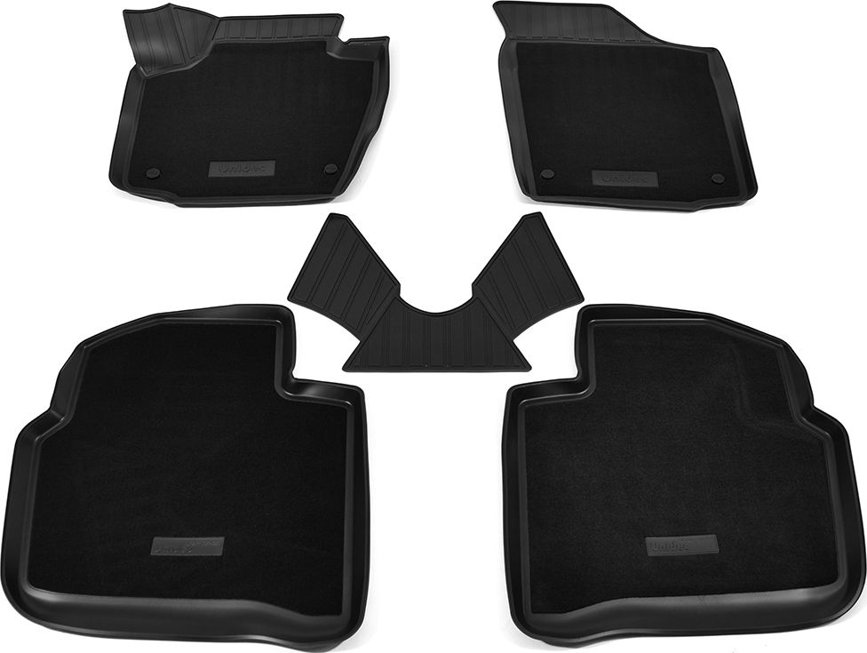 Коврики комбинированные Норпласт 3D для салона Skoda Rapid II 2020-2026. Артикул NPA11-C81-651-2-CM