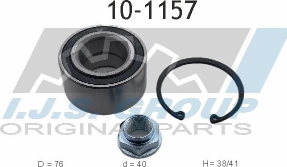 Ступичный подшипник (комплект) IJS Group Technology & Quality. Артикул 10-1157