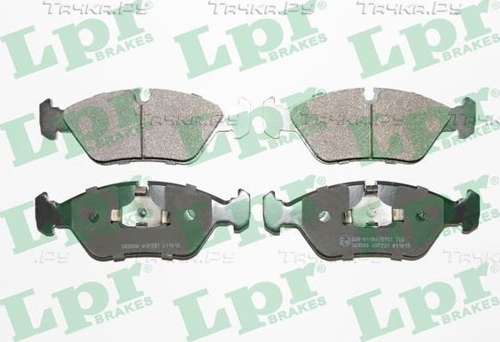 Тормозные колодки LPR передние для Ford Sierra I 1982-1993. Артикул 05P233