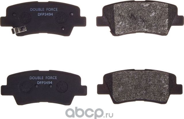 Колодки тормозные дисковые (Double Force) Double Force. Артикул DFP3494