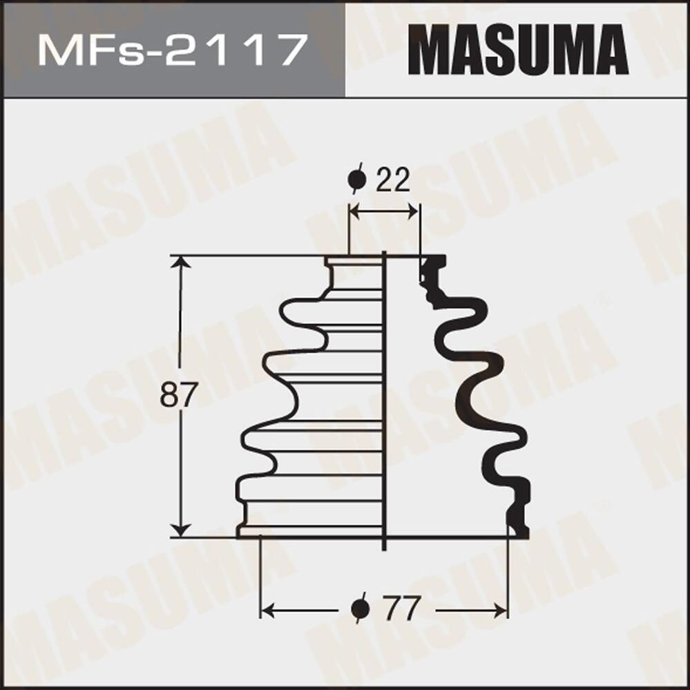 Пыльник шруса (комплект) Masuma. Артикул MFs-2117