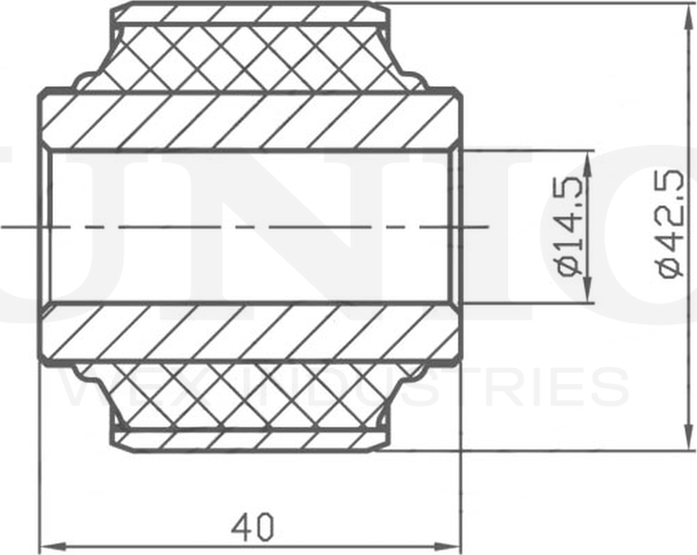 Сайлентблок стабилизатора (Unio). Артикул RMP-20622