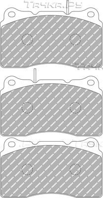 Тормозные колодки FERODO RACING DS PERFORMANCE для Subaru WRX I 2014-2026. Артикул FDS1334