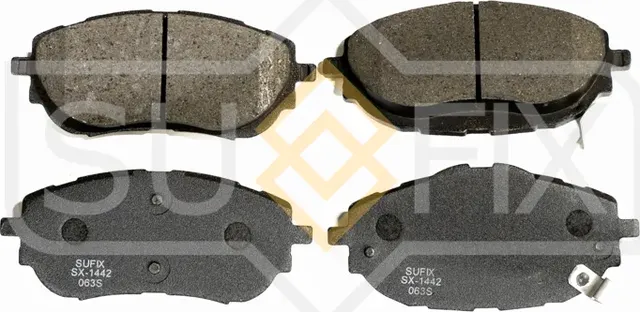 Колодки тормозные дисковые передние правые/левые TOYOTA AURIS (E18) 2012-2018 (Sufix). Артикул SX1442