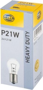 P21W 24V-21W (BA15s) Hella HEAVY DUTY. Артикул 8GA 002 073-241