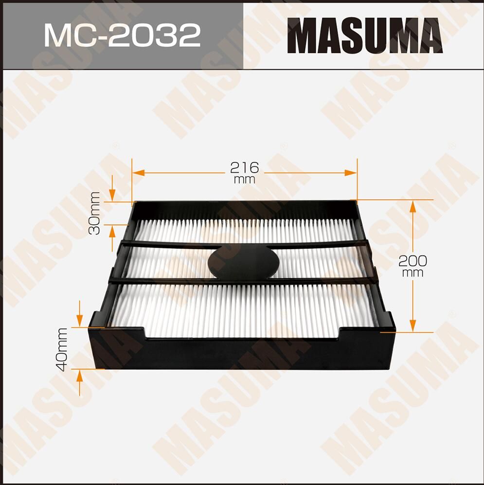 Салонный фильтр Masuma. Артикул MC-2032