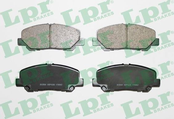 Тормозные колодки LPR. Артикул 05P1636