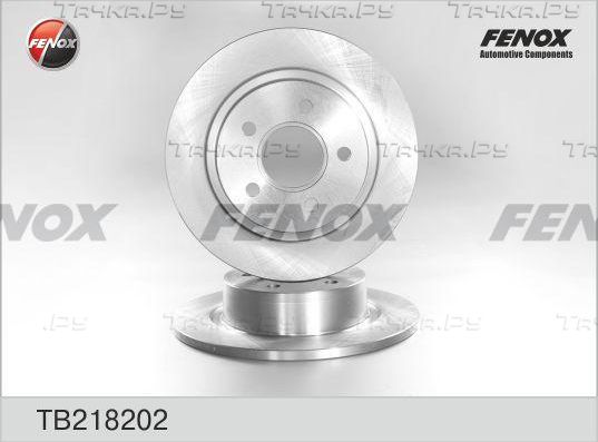 Тормозной диск Fenox задний для Ford Transit Connect I 2002-2013. Артикул TB218202