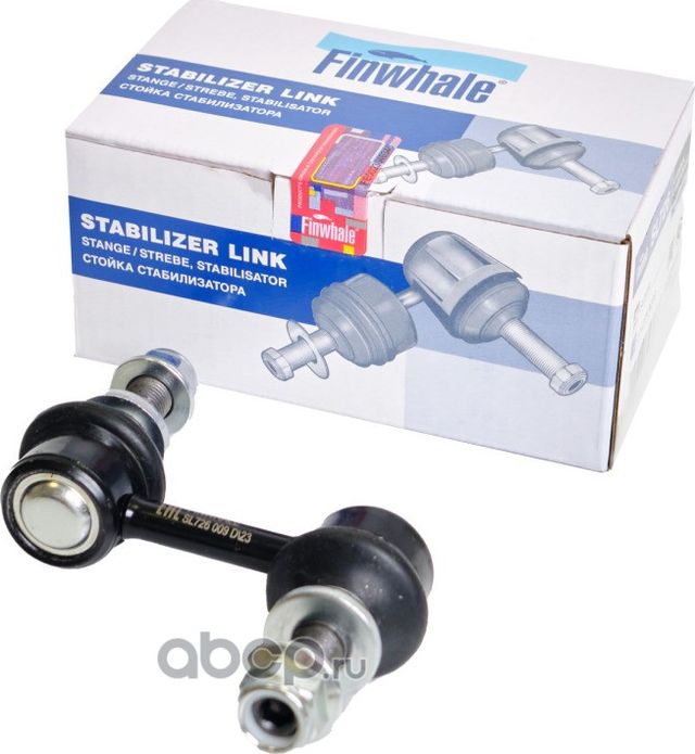 Тяга стабилизатора SUBARU OUTBACK/TRIBECA 09- пер.подв. (Finwhale). Артикул SL726