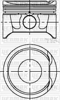 Поршень Yenmak для Renault Kangoo I 2001-2009. Артикул 31-04171-000