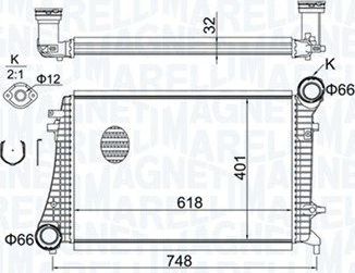 Интеркулер Magneti Marelli. Артикул 351319204240