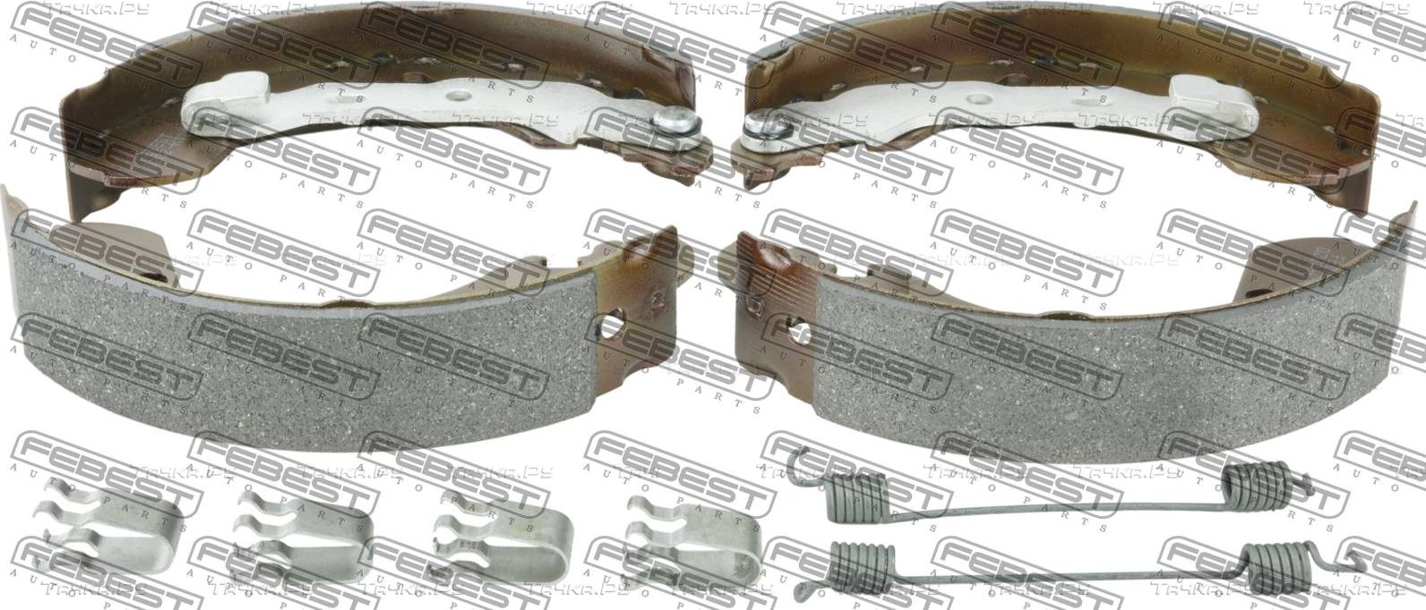 Тормозные колодки Febest задние для Renault Clio III 2005-2014. Артикул 0202-K12R