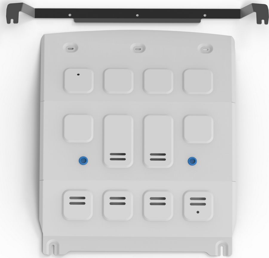 Защита алюминиевая Rival для картера Exeed VX РКПП 4WD 2020-2024. Артикул 333.0942.1