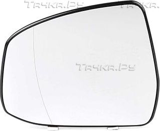 Зеркальное стекло бокового зеркала BSG левое для Ford Mondeo IV 2007-2015. Артикул BSG 30-910-024