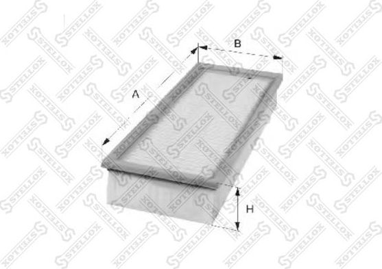 Воздушный фильтр Stellox (бумага). Артикул 71-00541-SX
