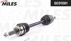 Полуось (привод в сборе, приводной вал) Miles передняя левая для Hyundai Accent II 2000-2005. Артикул GC01061
