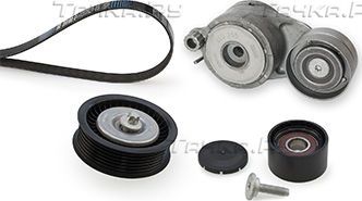 Приводной ремень поликлиновой с роликами (комплект) Gates Micro-V® Kit. Артикул K027PK2005