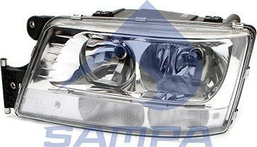 Фара передняя основная Sampa левая для MAN TGS 2007-2026. Артикул 022.343