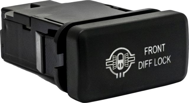 Кнопка РИФ включения/выключения FRONT DIFF LOCK с белой подсветкой 40x20 для Toyota RAV-4 III 2008-2012. Артикул RIF22-1-1109514